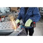 AKUMULAT. KOTNI BRUSILNIK BOSCH PROFESSIONAL GWX 18V-10 PSC, 125 MM SOLO ORODJE V L-BOXX-U – dodatni pogled 2