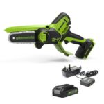 AKUMULATOR. VERIŽNA ŽAGA GREENWORKS 24V Z 2AH BATERIJO+ POLNILNIK