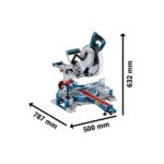 AKUMULATORSKA POTEZNA ŽAGA GCM 18V-254 D SOLO – BOSCH PROFESSIONAL – zaga