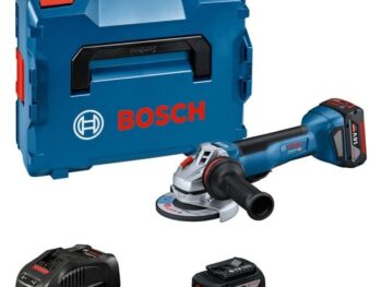 AKUMULATORSKI KOTNI BRUSILNIK BOSCH PROFESSIONAL GWS 18V-10 P + L-BOXX