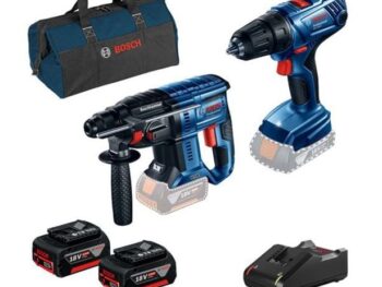 AKUMULATORSKI SET BOSCH PROFESSIONAL GBH 180 + GSR 180