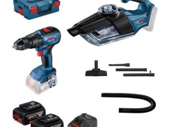 AKUMULATORSKI SET BOSCH PROFESSIONAL GSB 18V-50 + GAS 18V-1