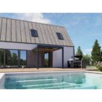 BIOKLIMATSKA PERGOLA BELLANO MOTORIZIRANA 3X3 M - PRITRJENA V STENO – dodatni pogled 2