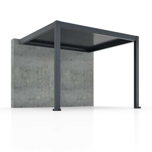 BIOKLIMATSKA  PERGOLA BELLANO MOTORIZIRANA 3X3 M - PRITRJENA V STENO