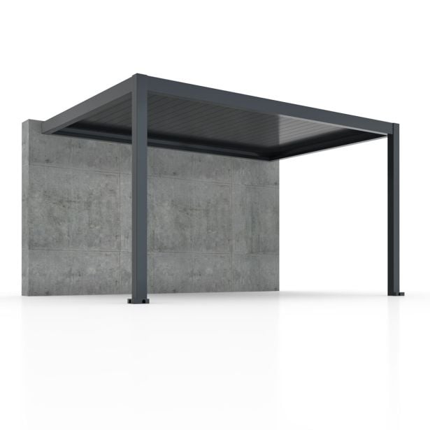 BIOKLIMATSKA PERGOLA BELLANO MOTORIZIRANA 4X3 M - PRITRJENA V STENO