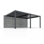 BIOKLIMATSKA PERGOLA BELLANO MOTORIZIRANA 6X4 M - PRITRJENA V STENO