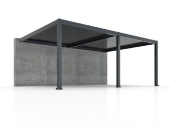 BIOKLIMATSKA PERGOLA BELLANO MOTORIZIRANA 6X4 M - PRITRJENA V STENO