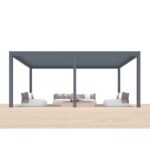 BIOKLIMATSKA PERGOLA MS VISCOM 5.85 X 3.03 M TEMNO SIVA – BELLANO – dodatni pogled 4