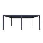 BIOKLIMATSKA PERGOLA MS VISCOM 5.85 X 4.03 M TEMNO SIVA