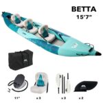 ČOLN AQUA MARINA KAJAK BETTA-475 MODRA, 475 X 83 CM