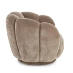 Fotelj TULIP beige je eleganten in udoben. Okvir je narejen iz vezanega lesa. Ogloga je narejena iz mehke in udobne pene. Ima elegantno obliko tulipana,
