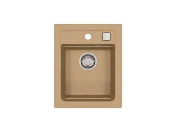 GRANITAL POMIVALNO KORITO ALVEUS ATROX 10, BEIGE-G55 400X500 MM