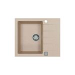 GRANITAL POMIVALNO KORITO ALVEUS CADIT 10, G22 TERRA 590X500 MM