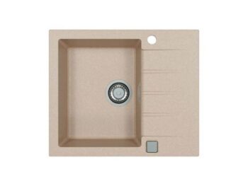 GRANITAL POMIVALNO KORITO ALVEUS CADIT 10, G22 TERRA 590X500 MM