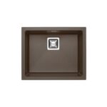 GRANITAL POMIVALNO KORITO ALVEUS QUADRIX 50, CHOCOLATE- G03M 560X460 MM