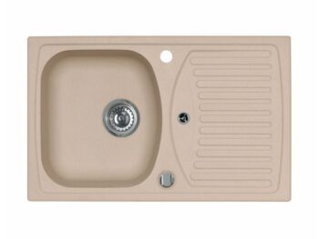 GRANITAL POMIVALNO KORITO ALVEUS RECORD 30 G55 P-U BA1 BEIGE 780X480 MM