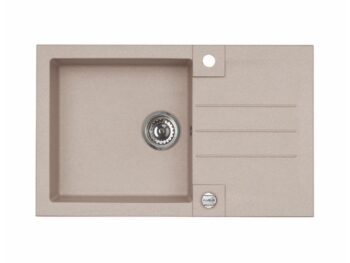 GRANITAL POMIVALNO KORITO ALVEUS ROCK 130, G22 TERRA 780X480 MM