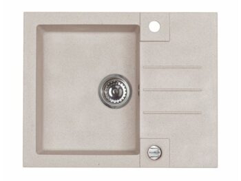 GRANITAL POMIVALNO KORITO ALVEUS ROCK 30, G22 TERRA 595X475 MM