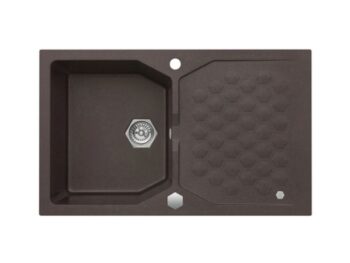 GRANITAL POMIVALNO KORITO ALVEUS SENSUAL 30, CHOCOLATE- G03M 850X520 MM