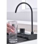 GRANITAL POMIVALNO KORITO INTER CERAMIC SMART IN PIPA ČRNA – crna