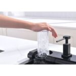 GRANITAL POMIVALNO KORITO INTER CERAMIC SMART IN PIPA ČRNA – crna
