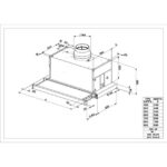 IZVLEČNA KUHINJSKA NAPA FABER MAXIMA NG TOUCH EV8 LED X A90 – izvlecna