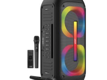 KARAOKE BLUETOOTH ZVOČNIK XPLORE XP8810 MOOMBA 3 ČRN