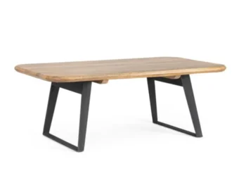 Klubska mizica NASHIK 118X70, je narejena iz mangovega lesa ter nogic iz jekla. Material: Mangov les Jeklo Dimenzije: širina: 118cm globina: 70cm višina: