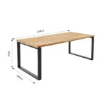 KOVINSKA MIZA NATERIAL SIROKOS FIKSNA 210X100.5 ALU FSC RECIKLIRAN TIK – dodatni pogled 3