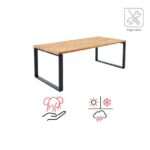 KOVINSKA MIZA NATERIAL SIROKOS FIKSNA 210X100.5 ALU FSC RECIKLIRAN TIK – dodatni pogled 4
