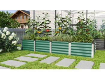 KOVINSKA VISOKA GREDA VITAVIA LINUS IN&OUT 401 L MORSKA TRAVA/ALUM.