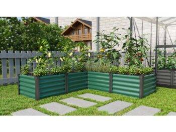 KOVINSKA VISOKA GREDA VITAVIA LINUS IN&OUT 401 M MORSKA TRAVA/ČRNA