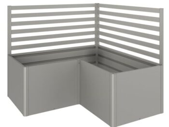 KOVINSKA VRTNA GREDA BIOHORT 102X102X91 CM REŠETKE (2 KOS.) L100