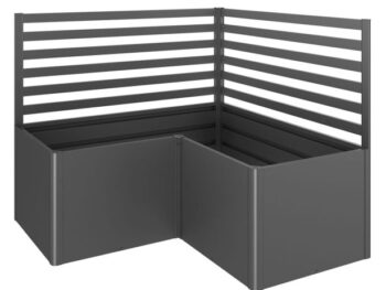 KOVINSKA VRTNA GREDA BIOHORT 102X102X91 CM REŠETKE (2 KOS.) L100