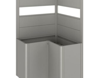 KOVINSKA VRTNA GREDA BIOHORT 102X102X91 CM ZASTIRNI PANO ZA L