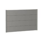 KOVINSKA VRTNA GREDA BIOHORT 4.4X145X91 CM PANELI BREZ AKRILNEGA STEKLA
