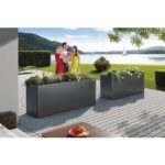 KOVINSKA VRTNA GREDA BIOHORT 53X201X77 CM BELVEDERE MAXI 200 TEMNO SIVA – dodatni pogled 1