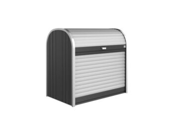 KOVINSKI ZABOJ BIOHORT 117X73X109 CM STOREMAX 120 SIVA IN TEMNO SIVA METALIK