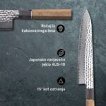 KUHINJSKI NOŽ ROSMARINO RYUKIRI GYUTO 23CM – noz