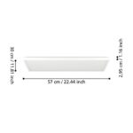 LED PANEL EGLO ROVITO-Z CCT IP44 57 X 30 X 2.95 CM BEL – dodatni pogled 4