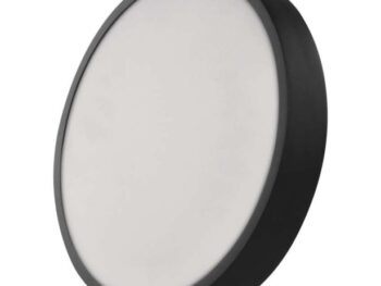 LED PANEL EMOS NEXXO 28W CCT, ČRNI OKROGLI, NADGRADNI