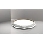 LED STROPNA SVETILKA VALENTINA PVC D500 36W 4000LM 4000K IP20 WHITE