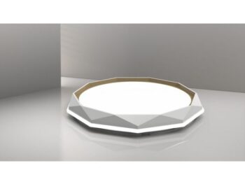 LED STROPNA SVETILKA VALENTINA PVC D500 36W 4000LM 4000K IP20 WHITE