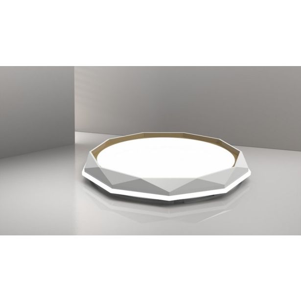LED STROPNA SVETILKA VALENTINA PVC D500 36W 4000LM 4000K IP20 WHITE