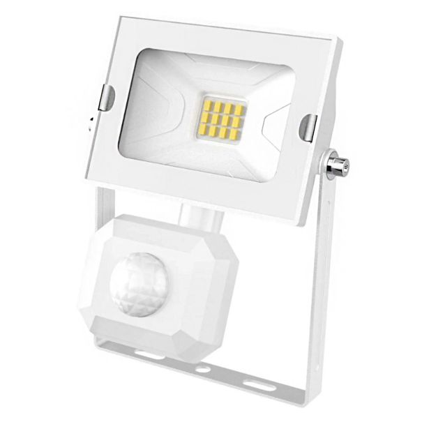 LED ZUNANJI REFLEKTOR AVIDE 10W 4000K 800LM SENZOR NEVTRALNO BELA