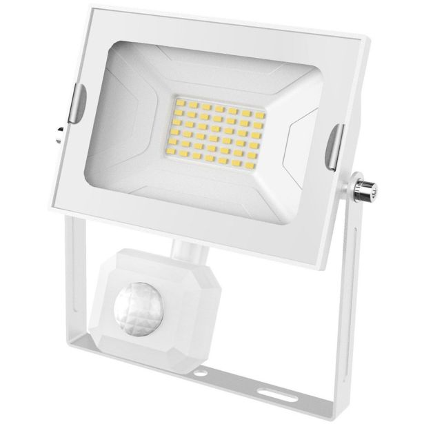 LED ZUNANJI REFLEKTOR AVIDE 30W 4000K 2250LM SENZOR NEVTRALNO BELA