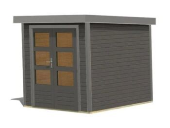 LESENA VRTNA HIŠKA KARIBU JUPITER 2 TERRA SIVA 213X217X211 B-SIVA