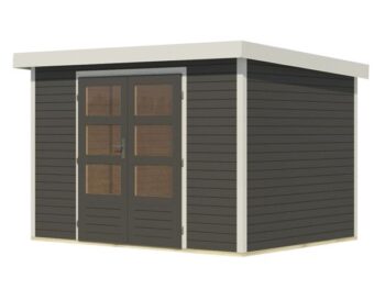 LESENA VRTNA HIŠKA KARIBU JUPITER 4 B 302X217X211 BELA