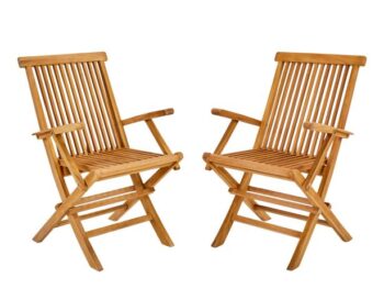 LESENI STOL NATERIAL SET 2 KOS, ANTEA 61X54X88 TIKOV LES, Z NAS.ZA ROKE
