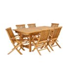 LESENI STOL NATERIAL SET 2 KOS, ANTEA 61X54X88 TIKOV LES, Z NAS.ZA ROKE – dodatni pogled 7